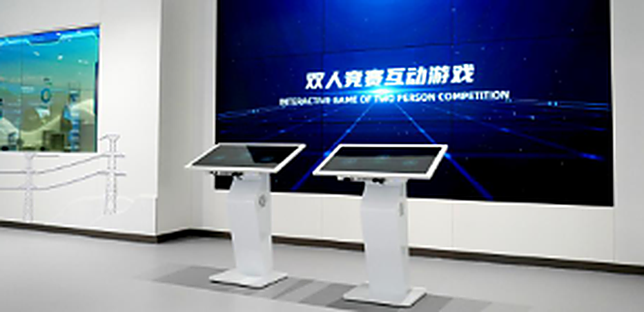 双人竞赛互动游戏现场