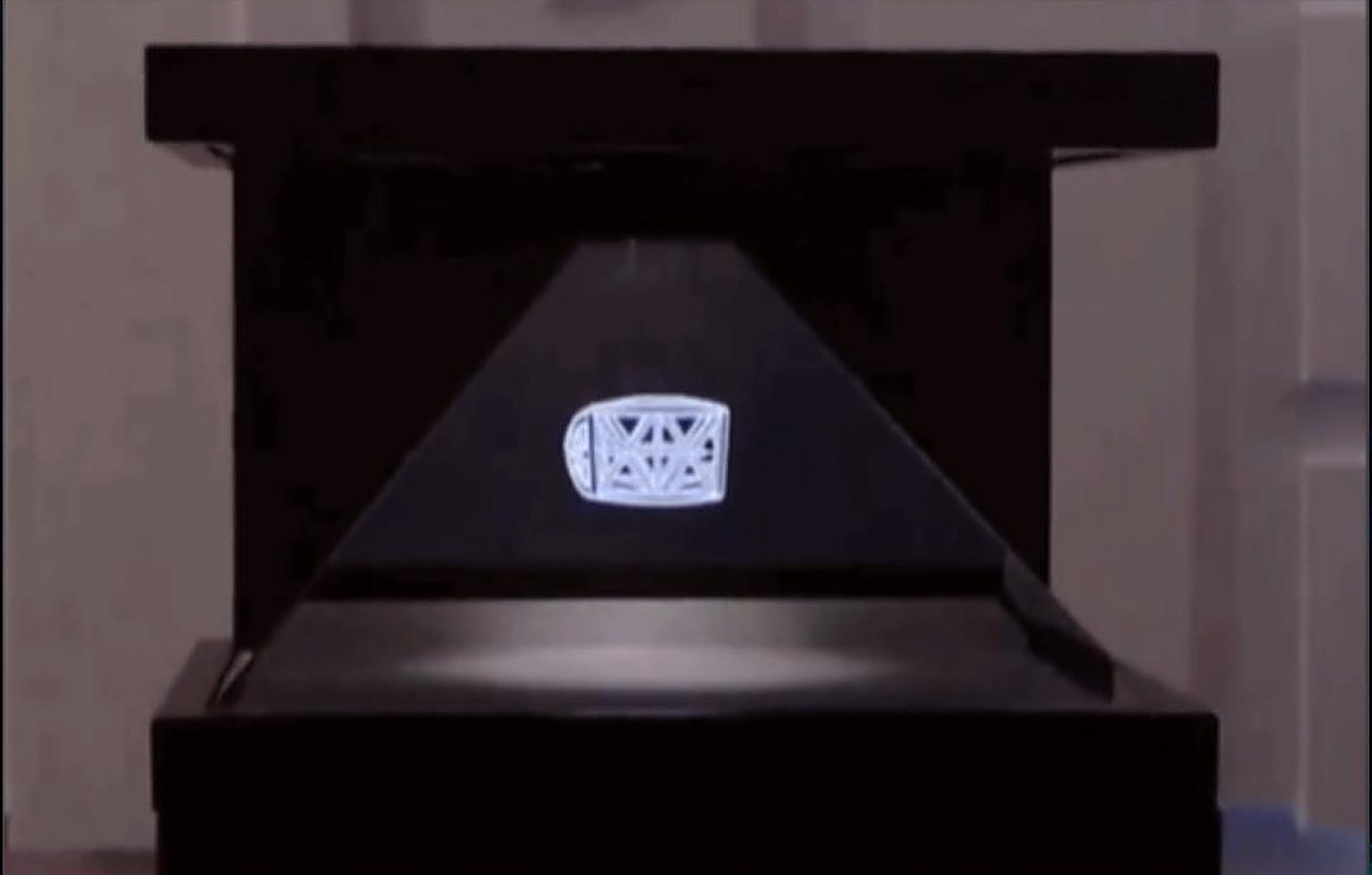 数字全息交互展示画面