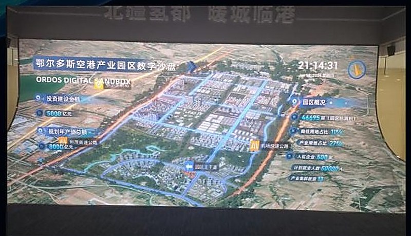 交互数字沙盘展示 - 灯光分区 · 按区域讲解演示